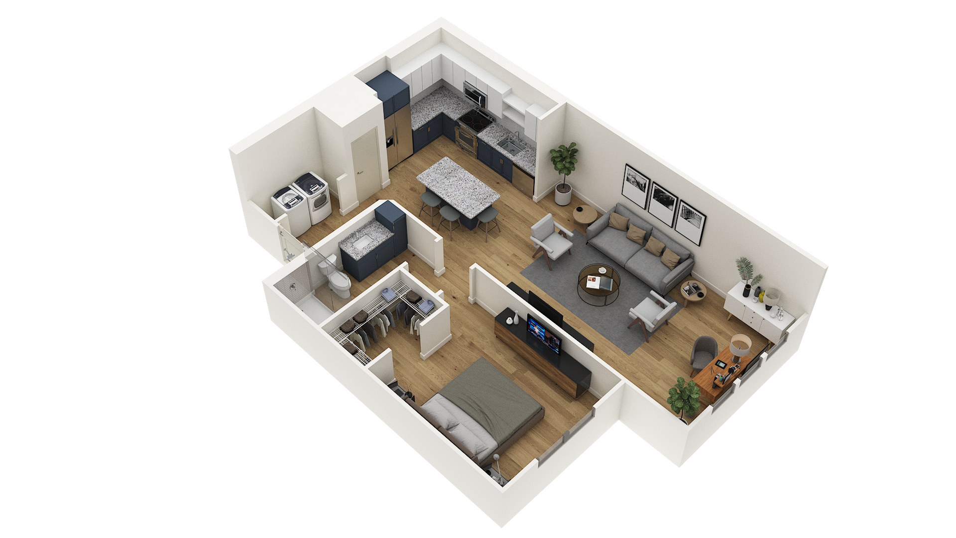 Apartment 08-205 floorplan