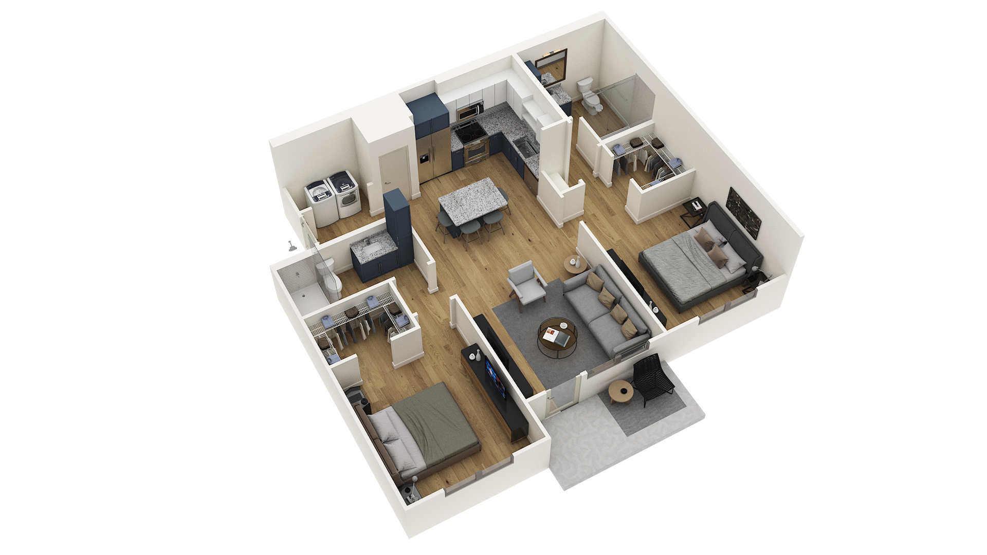 Apartment 07-210 floorplan