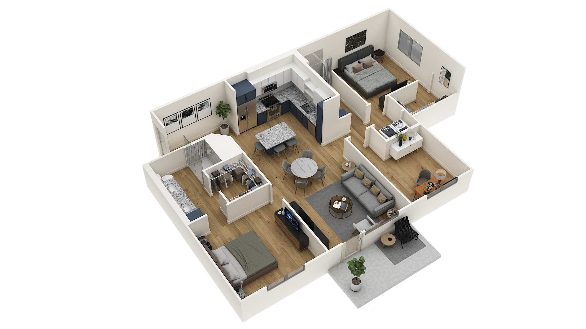 Apartment 09-208 floorplan